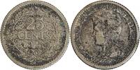Pays - Bas Argent 25 Cents 25 Cents Wilhelmine - Pays-Bas Argent -