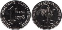 Afrique de l'Ouest (Etats) 1 Franc 1 Franc Afrique de l'Ouest (Etats) -