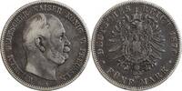 Allemagne Argent - Prusse 5 Marks 5 Marks Guillaume Ier - Allemagne Prusse Argent -