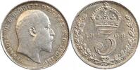 Grande Bretagne Argent 3 Pence 3 Pence Edouard VII - Grande Bretagne Argent -