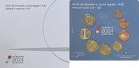Italie Euros Série BU Italie 2024 - 8 Pièces -