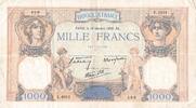 France 1000 Francs 1000 Francs Cérès et Mercure type modifié France 1938 -