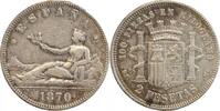 Espagne Argent 2 Pesetas 2 Pesetas - Espagne Argent -
