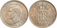 Grande Bretagne Argent 6 Pence 6 Pence Georges VI Grande Bretagne Argent -