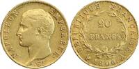 France 20 Francs 20 Francs Napoléon Ier Tête Nue Calendrier Grégorien -