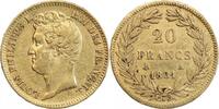 France 20 Francs 20 Francs Louis-Philippe Ier Tête Nue Tranche en Relief -