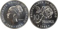 Monaco 10 Francs Essai de 10 Francs Princesse Grace de Monaco 1982 -