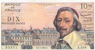 France 10 Nouveaux Francs 10 Nouveaux Francs Richelieu France 1962 -