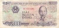 Viet Nam 2000 Dong 1988 2000 Dong Viet Nam 1988 TB 4,00 EUR  + 7,90 EUR frais d'envoi