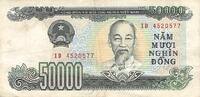 Viet Nam 50000 Dong 1994 50000 Dong Viet Nam 1994 s+ 6,00 EUR  + 7,90 EUR frais d'envoi