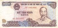 Viet Nam 100000 Dong 1994 100000 Dong Viet Nam 1994 s+ 9,00 EUR  + 7,90 EUR frais d'envoi
