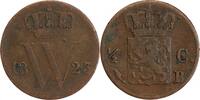 Pays-Bas 1/2 Cent 1823 1/2 Cent Guillaume Ier - Pays-Bas s+ 45,00 EUR  + 7,90 EUR frais d'envoi