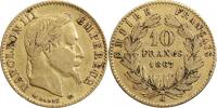  10 Francs 1867 10 Francs Napol&eacute;on III T&ecirc;te Laur&eacute;e ss 519,00 EUR envoi gratuit