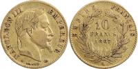  10 Francs 1867 10 Francs Napol&eacute;on III T&ecirc;te Laur&eacute;e ss 504,00 EUR envoi gratuit
