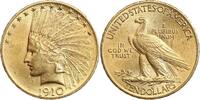 Etats - Unis 10 Dollars 1910 10 Dollars Indien - Etats-Unis vz 2310,00 EUR  + frais d'envoi