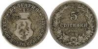 Bulgarie 5 Stotinki 1906 5 Stotinki Ferdinand Ier - Bulgarie s 5,00 EUR  + 8,90 EUR frais d'envoi