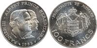 Monaco Argent 100 Francs 1982 100 Francs Rainier III et Albert Monaco Ar... 54,00 EUR  + 8,90 EUR frais d'envoi