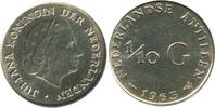 Antilles Hollandaises Argent 1/10 Florin 1/10 Florin Juliana - Antilles Hollandaises Argent -