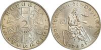 Autriche Argent 2 Schilling 2 Schilling 700ème Anniversaire de la Mort de Walter von der Vogelweide - Autriche Argent -