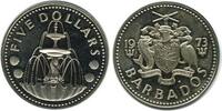Barbade Argent 5 Dollars 5 Dollars - Barbade Argent -