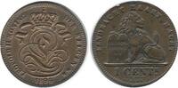 Belgique 1 Centime Leopold II Légende Flamande 1 Centime Leopold II Légende Flamande Belgique -