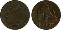 Belgique 5 Centimes Leopold Ier Légende Française 5 Centimes Leopold Ier Légende Française Belgique -
