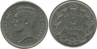 Belgique 5 Francs Albert Ier Légende Française 5 Francs Albert Ier Légende Française Belgique -