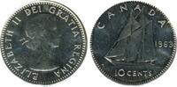 Canada Argent 10 Cents 10 Cents Elisabeth II Canada Argent -