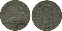 Espagne Argent 2 Pesetas 2 Pesetas Espagne Argent -