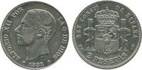 Espagne Argent 2 Pesetas 2 Pesetas Alphonse XII Espagne Argent -