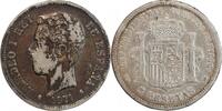 Espagne Argent 5 Pesetas 5 Pesetas Amadeo Ier Espagne Argent -