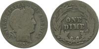 Etats - Unis Argent 1 Dime 1 Dime Barber Etats - Unis Argent -