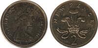 Grande Bretagne 2 New Pence Elisabeth II 2 New Pence Elisabeth II Grande Bretagne -