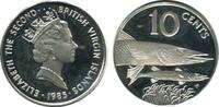 Iles Vierges Argent 10 Cents 10 Cents Elisabeth II Iles Vierges Argent -