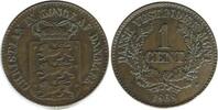 Indes - Ouest Danoises 1 Cent 1 Cent Indes - Ouest Danoises -
