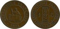 Indochine 1 Centieme 1 Centieme type Barre Indochine -