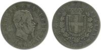 Italie Argent - Italie Reunifiee 2 Lires 2 Lires Victor Emmanuel II Italie Argent - Italie Reunifiee -