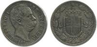 Italie Argent - Italie Reunifiee 2 Lires 2 Lires Umberto Ier Italie Argent - Italie Reunifiee -