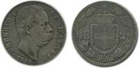 Italie Argent - Italie Reunifiee 2 Lires 2 Lires Umberto Ier Italie Argent - Italie Reunifiee -