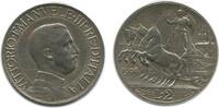 Italie Argent - Italie Reunifiee 2 Lires 2 Lires Victor Emmanuel III Italie Argent - Italie Reunifiee -