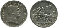 Italie Argent - Italie Reunifiee 2 Lires 2 Lires Victor Emmanuel III Italie Argent - Italie Reunifiee -