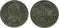 Italie Argent - Italie Reunifiee 20 Centimes 20 Centimes Victor Emmanuel II Italie Argent - Italie Reunifiee -