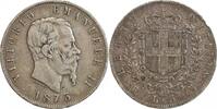 Italie Argent - Italie Reunifiee 5 Lires 5 Lires Victor Emmanuel II Italie Argent - Italie Réunifiée -