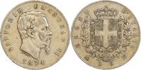 Italie Argent - Italie Reunifiee 5 Lires 5 Lires Victor Emmanuel II Italie Argent - Italie Réunifiée -