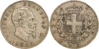 Italie Argent - Italie Reunifiee 5 Lires 5 Lires Victor Emmanuel II Italie Argent - Italie Réunifiée -