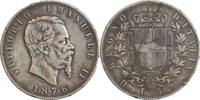 Italie Argent - Italie Reunifiee 5 Lires 5 Lires Victor Emmanuel II Italie Argent - Italie Réunifiée -