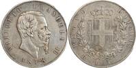 Italie Argent - Italie Reunifiee 5 Lires 5 Lires Victor Emmanuel II Italie Argent - Italie Réunifiée -
