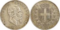 Italie Argent - Italie Reunifiee 5 Lires 5 Lires Victor Emmanuel II Italie Argent - Italie Réunifiée -