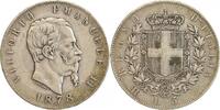 Italie Argent - Italie Reunifiee 5 Lires 5 Lires Victor Emmanuel II Italie Argent - Italie Réunifiée -