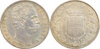 Italie Argent - Italie Reunifiee 5 Lires 5 Lires Umberto Ier Italie Argent - Italie Réunifiée -